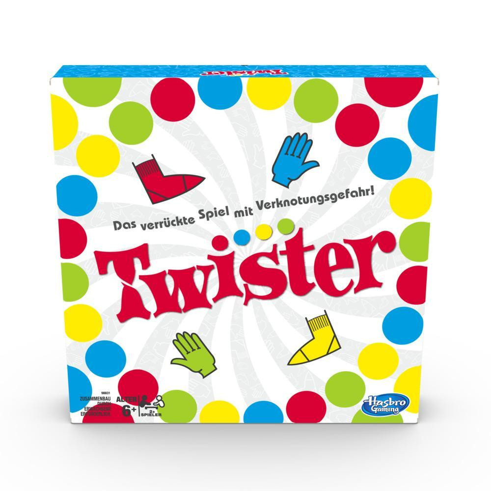 Hasbro Gaming Twister Geschicklichkeitsspiel 4 Spieler Mehrfarbig