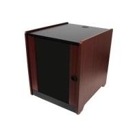 StarTech.com 12U AV Rack Cabinet - 21? Deep - Wood Finish - Floor Standing Enclosure for 48,30cm (19) Audio Video Component, Server Room & Network Equipment (RKWOODCAB12) - Schrank - Holz - 12U