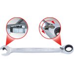 KS TOOLS DUO GEARplus Ringmaulschlüssel,Maul-Ratschenfunktion 24mm, umschaltbar (503.5924)