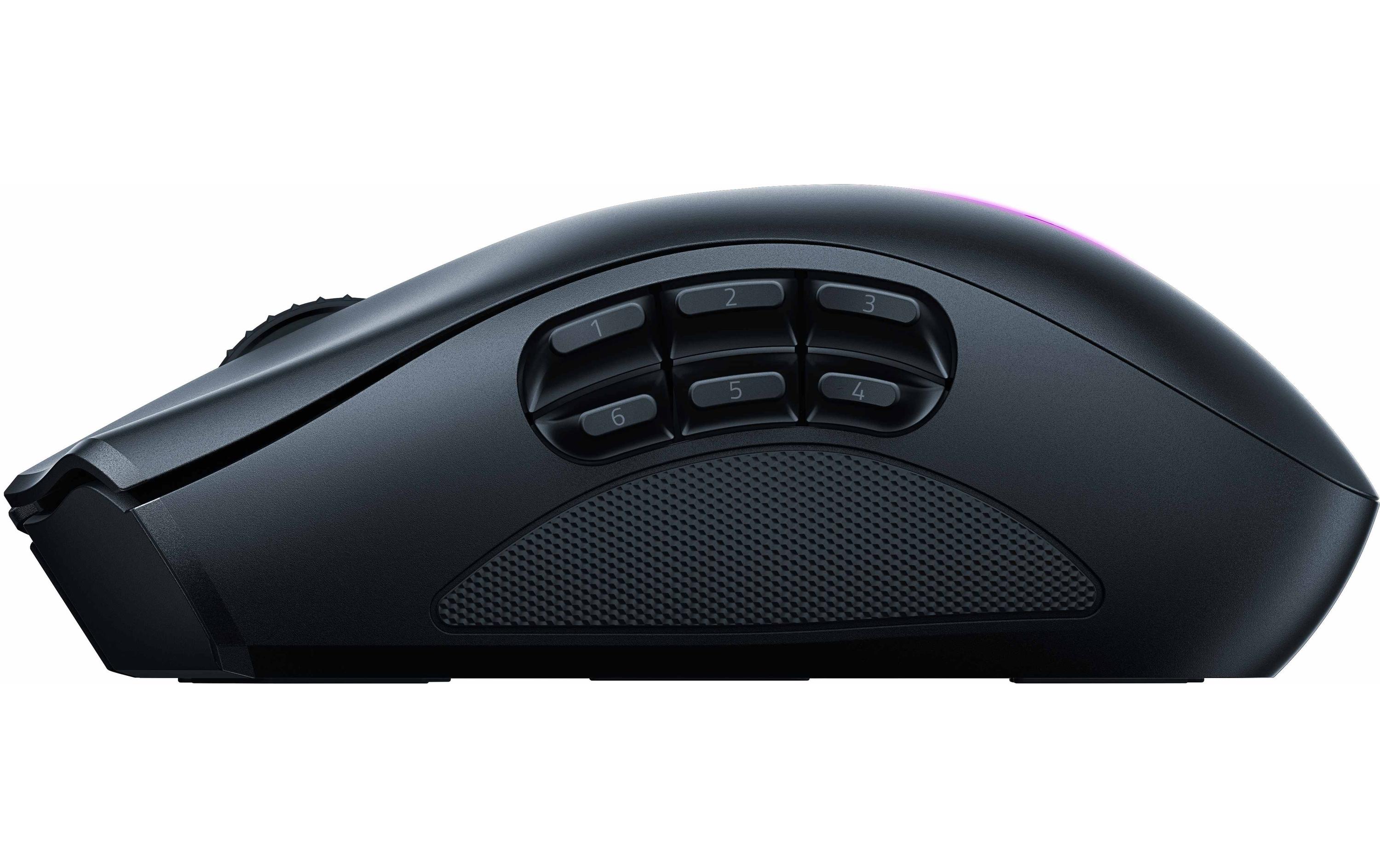 Razer Naga V2 Pro Gaming-Maus Optisch 30000 DPI Kabellos USB-C Bluetooth Schwarz