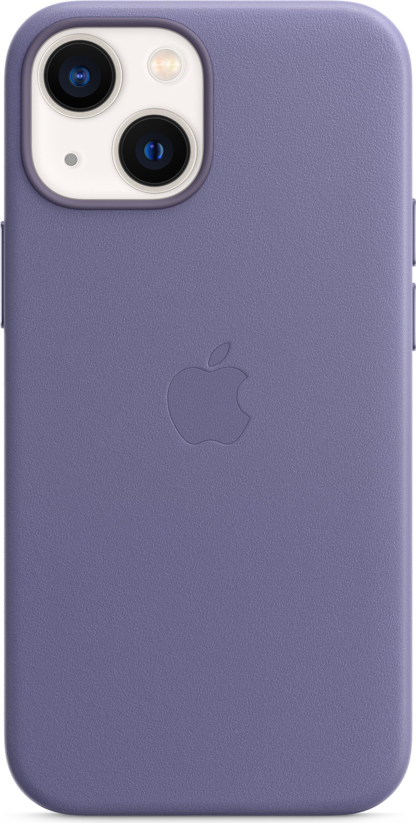 Apple - Case für Mobiltelefon - mit MagSafe - Leder - Blauregen - für iPhone 13 mini (MM0H3ZM/A)