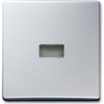 Busch Jaeger 1731-0-1965 Wandplatte/Schalterabdeckung Aluminium (1731-0-1965)