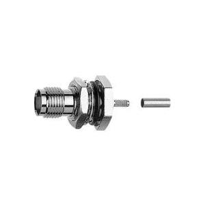 Telegärtner TNC-Kabeleinbaubuchse Crimp G04 75 Ohm, crimp/crimp, A2903, Z04, G04 (RG-179 B/U)  - 5 Stück (J01013B0008)