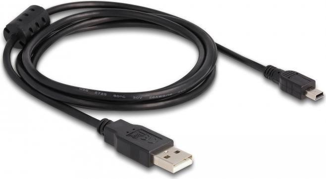 DeLOCK USB-Kabel Mini-USB, Typ B M USB Typ A, 4-polig M 82252
