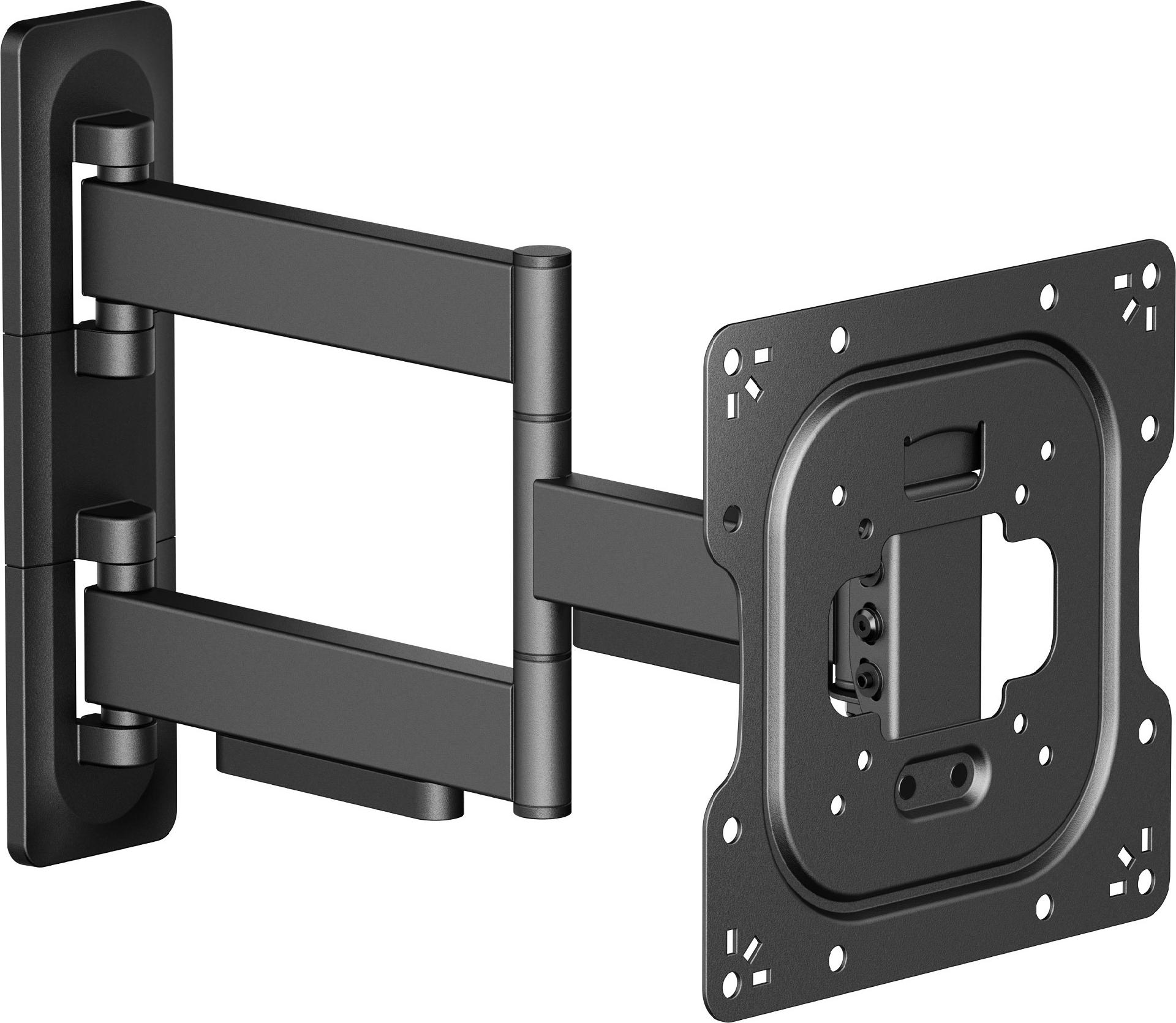 InLine® Full-Motion TV Wandhalterung, 23–43 Zoll, bis 35 kg, schwarz (23103B)