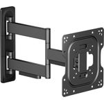 InLine® Full-Motion TV Wandhalterung, 23–43 Zoll, bis 35 kg, schwarz (23103B)