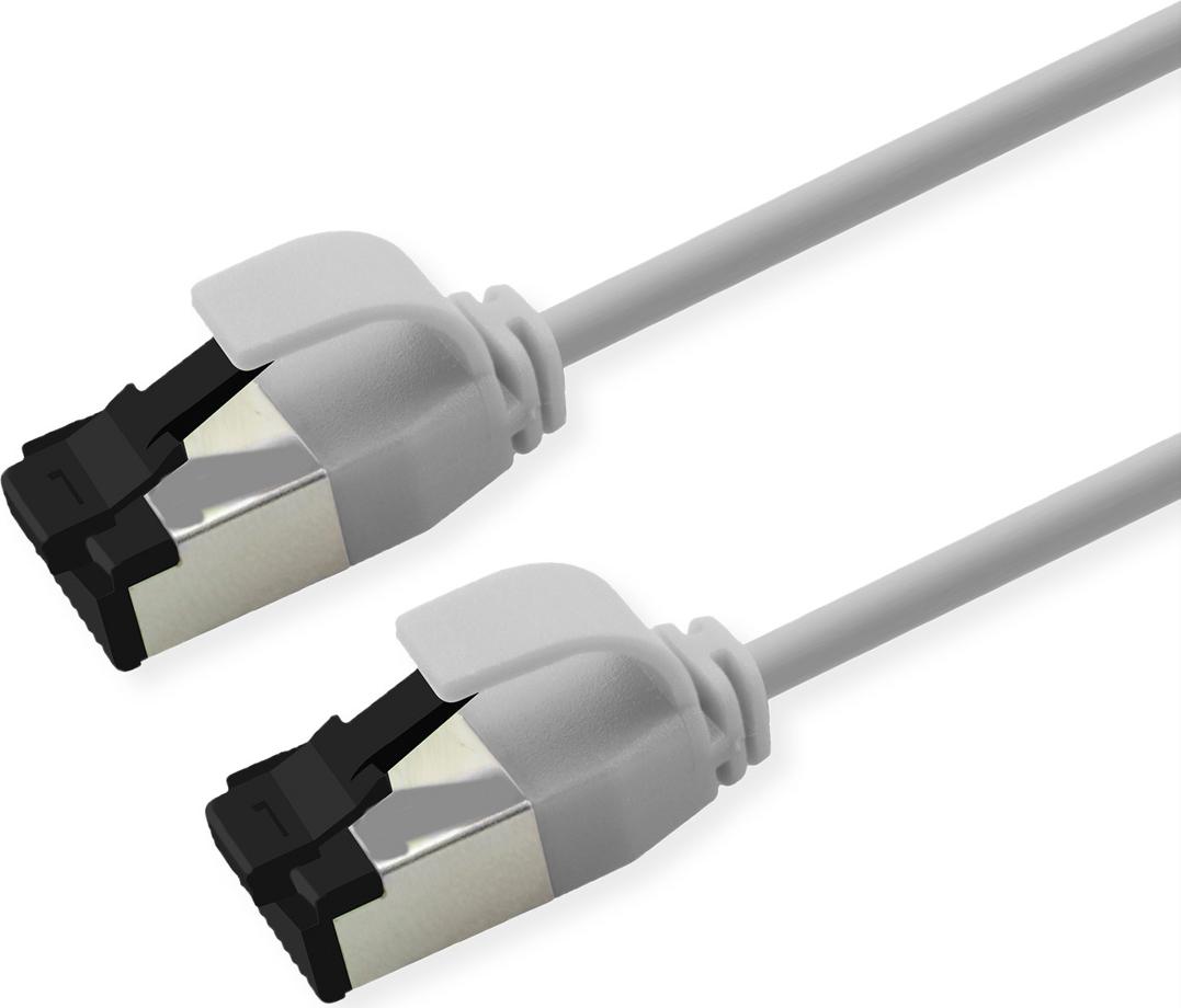 ROLINE U/FTP Patchkabel Kat.8.1 LSOH slim weiss 0.15m (21.15.3270)