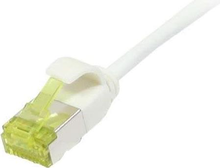 Patchkabel RJ45, CAT6A 500Mhz, 3m, weiss, U/FTP, slimline rund d=3,8mm, TPE/LSZH(Superflex), AWG32, mitCat.7 Rohkabel, Synergy 21 (S217326V3)