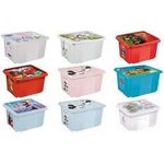 keeeper Aufbewahrungsbox karolina "Bambi", 15 Liter Dreh-/Stapelbox mit Deckel, aus PP, natur-transparent, - 1 Stück (1223600126600)