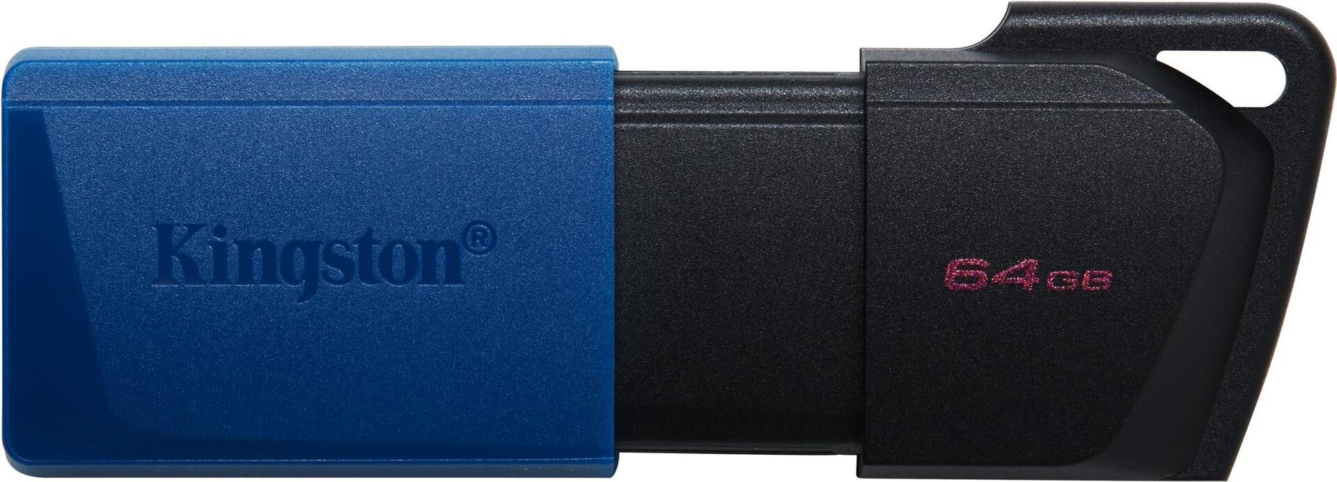 Kingston DataTraveler Exodia M 64 GB USB 3.2 Gen 1 Schwarz + Blau
