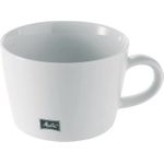 Melitta Milchkaffee-Tasse "M-Cups", weiß, 0,45 l aus Porzellan, Höhe: 72 mm, mit Henkel - 6 Stück (18909)