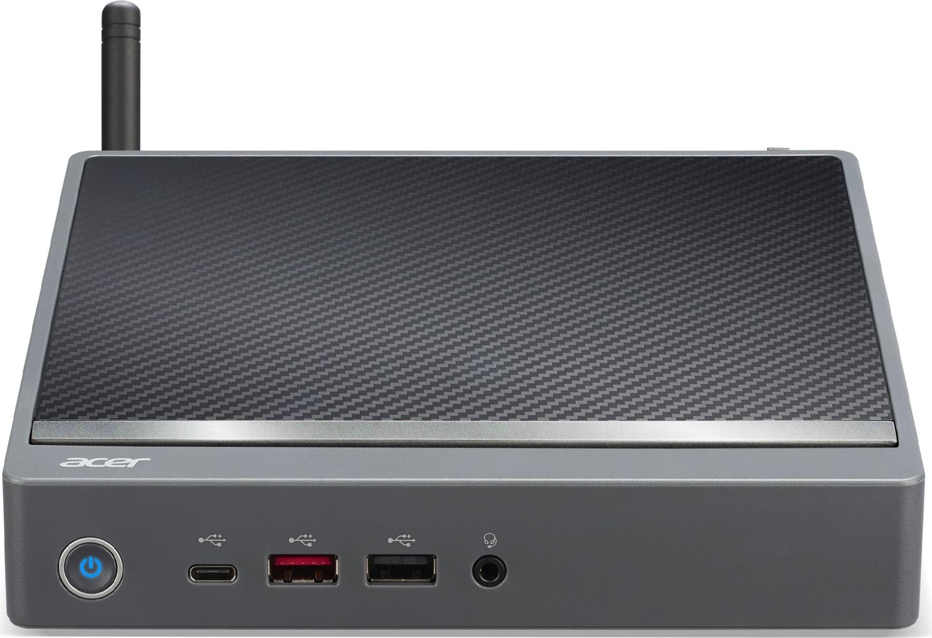 Acer Veriton N2 VN2590G Mini-PC, Intel Core 5 120U, 16 GB RAM, 512 GB SSD, Grau