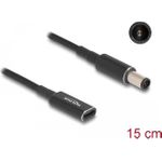 Delock Netzteil 24 pin USB-C (W) zu Gleichstromstecker 7,4 x 5,0 mm (M) (60032)