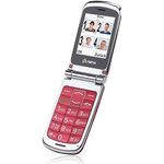 Olympia 2282 Handy 6,1 cm (2.4" ) 90 g Rot - Silber Einsteigertelefon (2282)
