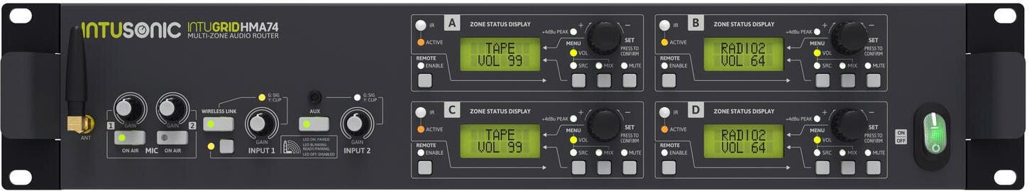 INTUSONIC HMA74 4-Zonen Audio Router (12604188)