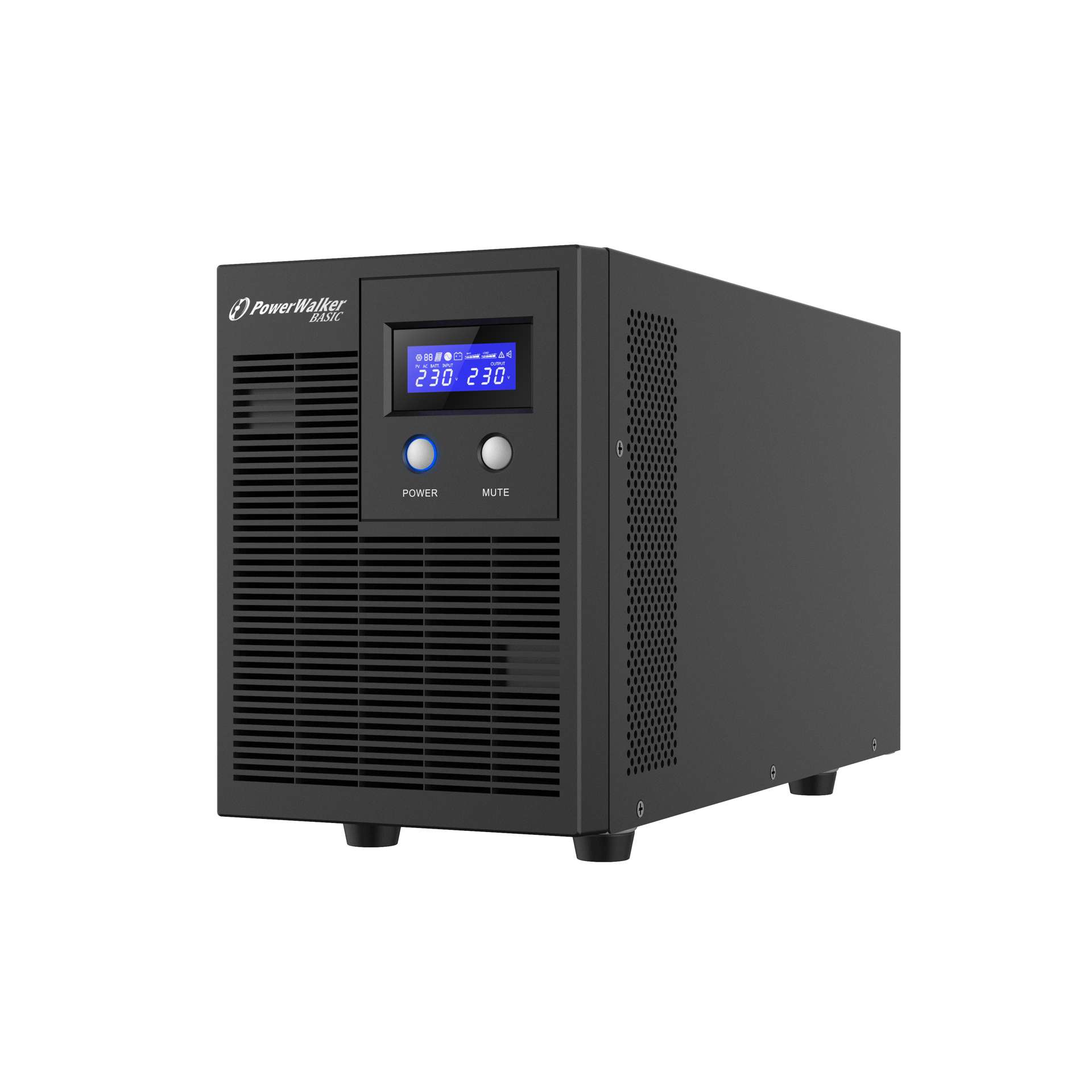 PowerWalker Basic VI 3000 STL IEC 3 kVA 1800 W Schwarz