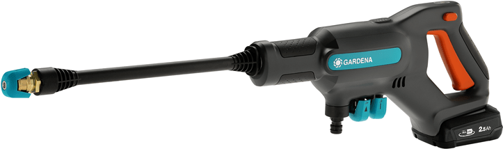 Gardena AquaClean 24/18V P4A Hochdruckreiniger Kompakt Akku 250 l/h Schwarz (14800-31)