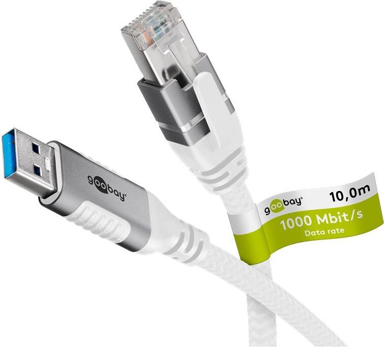 Goobay 74163 Netzwerkadapter Kabel USB 3.0 Typ A Gigabit Ethernet 10 m (74163)