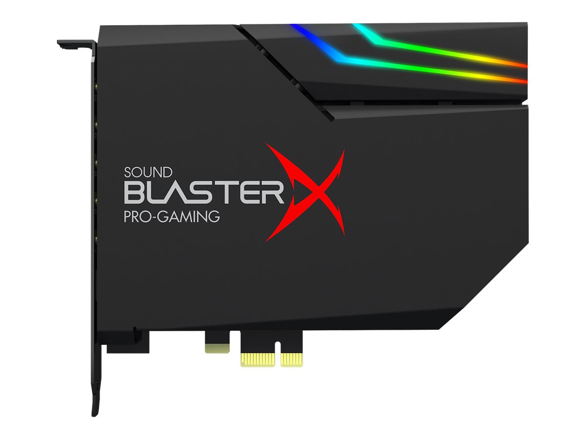 Creative Sound BlasterX AE-5 Plus Hi-Res Gaming-Soundkarte PCI Express x1 Schwarz