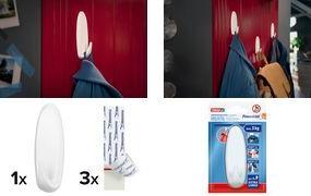 tesa Powerstrips XL Oval Klebehaken für max. 3,0 kg 28,7 x 38,8 mm (59025-00000-00)