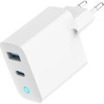 Gembird 2 Port 30W GaN USB Schnellladegerät LED Weiß TA-UC-PDQC30L-W-01 (TA-UC-PDQC30L-W-01)