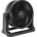EUROLITE AKKU AF-10 Mini Silent Lüfter schwarz 23 cm Ø akkubetrieben bis 11,5 h