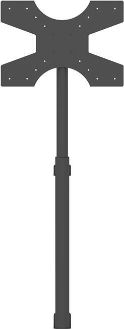 HAGOR Braclabs Stand Wall - Aufstellung - für LCD-Display - Schwarz - Bildschirmgröße: 81-140 cm (32-55) - Boden- oder Wandmontage (2073)