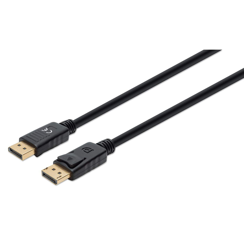 Manhattan DisplayPort 1.4 Kabel 8K@60Hz / 4K@120Hz, 2 m, Schwarz