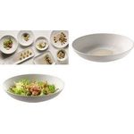 APS Speiseteller BLUSH tief, Durchmesser: 225 mm, beige aus Melamin, stapelbar, spülmaschinengeeignet, hitze - 1 Stück (85510)