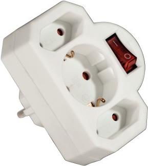 Hama Socket Adapter with switch (47756)
