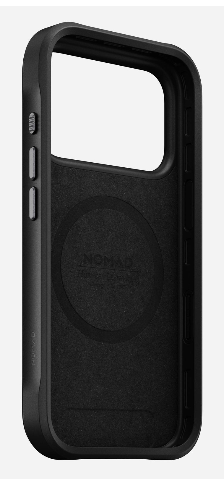 Nomad Rugged Leather Case iPhone 17 Pro Schwarz