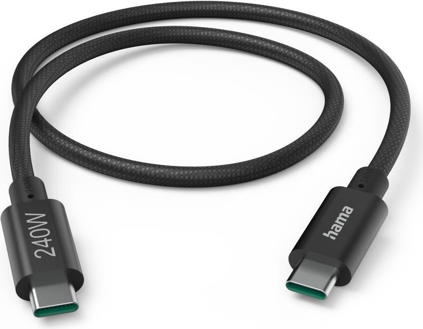 Hama Full-Featured USB Kabel 1,5 m USB 3.2 Gen 1 (3.1 Gen 1) USB C Schwarz (00201702)