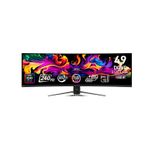 MSI MPG 491CQPXDE QD-OLED, Gaming-Monitor - (124.5 cm (49 Zoll), schwarz, DQHD, Curved, USB-Hub, USB-C, 240Hz Panel) [Energieklasse G] (9S6-3FA84T-029)