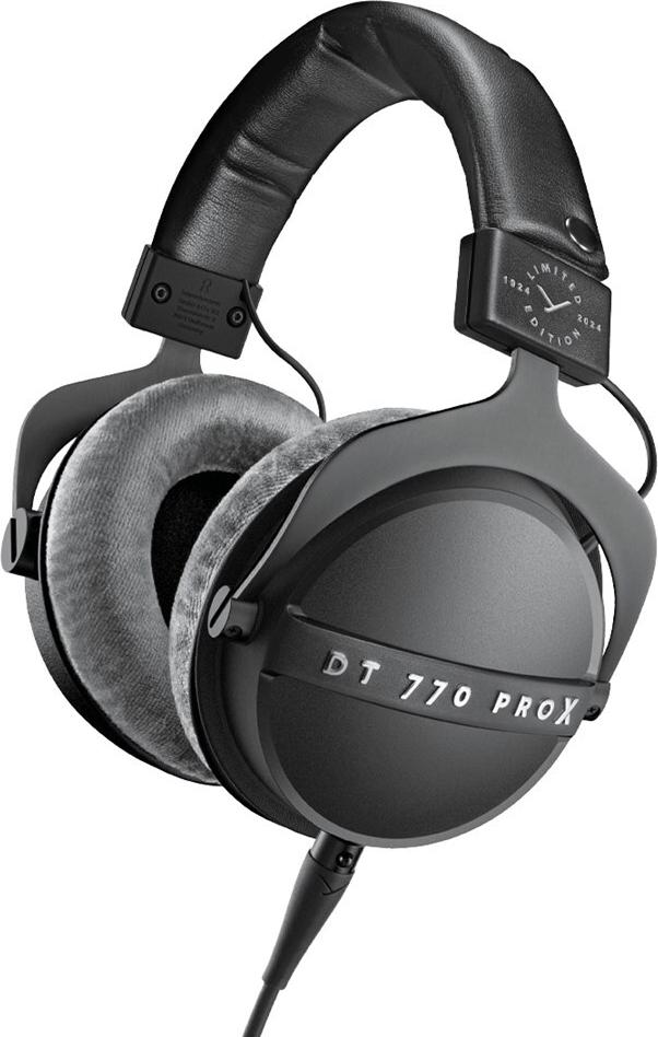 Beyerdynamic DT 770 PRO X Kopfhörer – ohrumschließend – geschlossen – 48 Ohm – 5–40000 Hz – STELLAR.45 Treiber – abnehmbares Kabel – Schwarz (DT 770 PRO X)