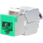 Intellinet Cat6a 10G STP Keystone-Modul grün (791335)