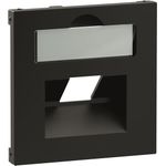 Legrand SEANO Abdeckung 1x RJ45 f 765358 Datendosen Fremdfabrikate sw lackiert 5 (765358)