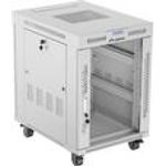 Lanberg 19" 600x800 Rack Einbauschrank Glastür grau - Rack (FF01-6815-12SL)