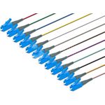 Lightwin Faserpigtail, Singlemode 9/125µm, OS2, LC, 12er Set Pigtails (PIG 09 LC-12 2.0)