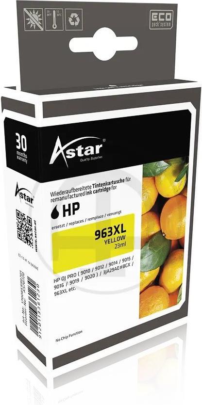 AS70720 ASTAR HP OJ PRO 9010 TINTE YEL 3JA29AE / HP963XL 1600S. o. Fuellstandsa (AS70720)