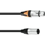 PSSO Adapterkabel DMX XLR 3pol/5pol 0,3m sw (30227835)