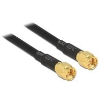 Image of Delock Antennenkabel SMA Stecker zu SMA Stecker LMR195 low loss 5 m (88891)