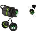 LogiLink LWL Kupplung mit Schutzkappe, LC-Duplex, IP68 LC-Duplex Kupplung (FA05LC1)