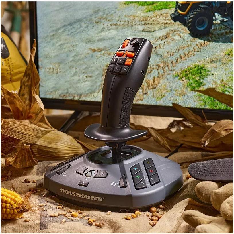 Thrustmaster SimTask FarmStick X Multifunktionaler Joystick Kabelgebunden Schwarz, Grau