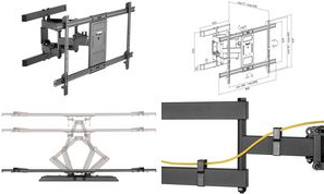 Logilink TV Wandhalterung, 43-90, neigbar (BP0115)