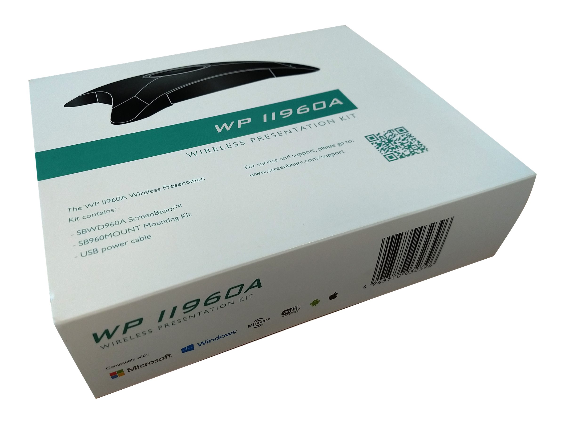 ScreenBeam 960 Wireless Display Receiver with ScreenBeam CMS Schwarz