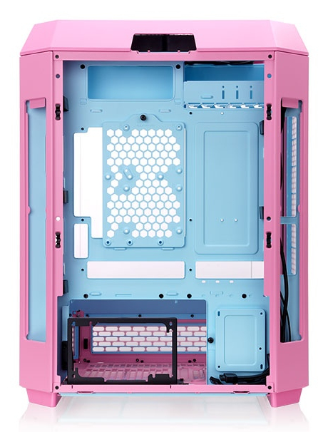 Thermaltake The Tower 600 Midi Tower Tempered Glas (3x) Bubble Pink
