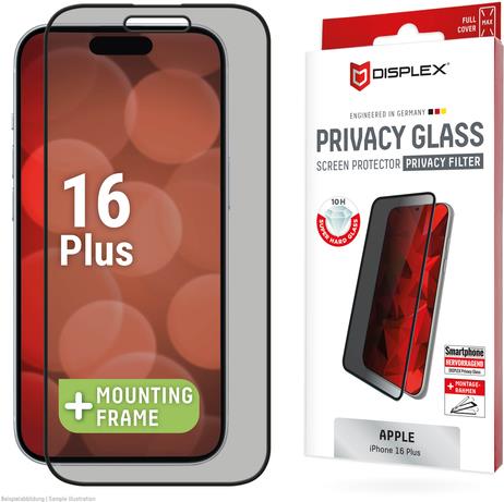 E.V.I DISPLEX PRIVACY GLASS FC IPHONE 16 PLUS (02017)