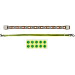 Lanview RAX141. Produktfarbe: Stahl, Rack-Kapazität: 1U, Internationale Schutzart (IP-Code): IP20. Breite: 482 mm, Tiefe: 35 mm, Höhe: 44 mm. Paketgewicht: 460 g. Abmessungen (BxTxH): 482 x 35 x 44 mm (RAX141)