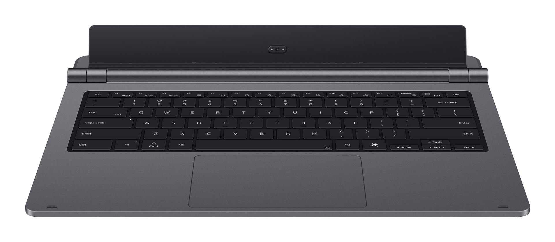 Samsung EF-DX935 Tastatur mit Trackpad QWERTZ für Galaxy Tab S11 Ultra Grau