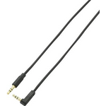 SpeaKa Professional Klinke Audio Anschlusskabel [1x Klinkenstecker 3.5 mm - 1x Klinkenstecker 3.5 mm] 1 m Schwarz vergoldete Steckkontakte (SP-7870060)
